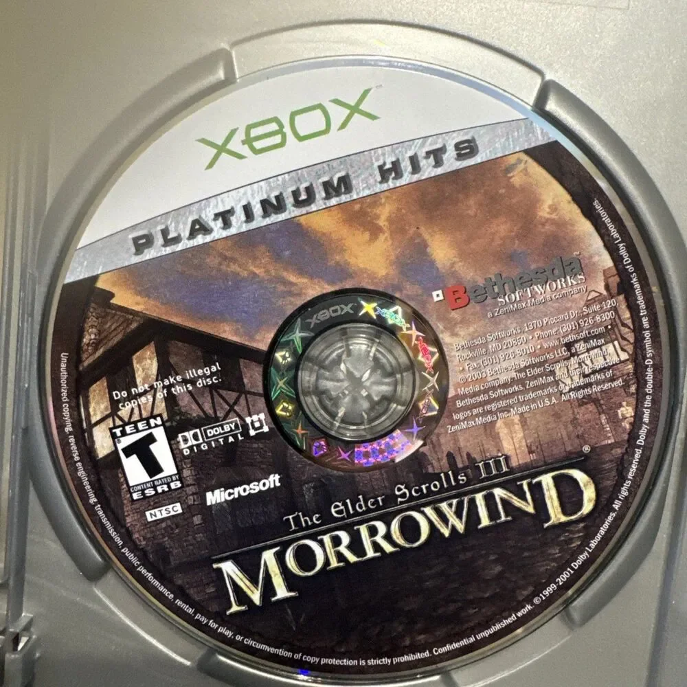 Microsoft Xbox Elder Scrolls III: Morrowind (2002)